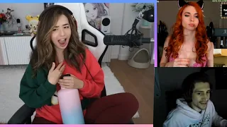 Poki's donos can't stop roasting her Christmas sweater |Amouranth Gifty | BIG FAX FROM X