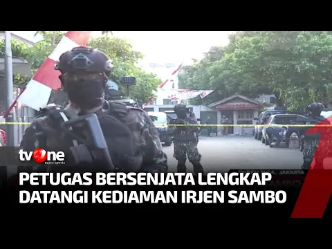 Tim Inafis Lakukan Pemeriksaan di Rumah Irjen Sambo