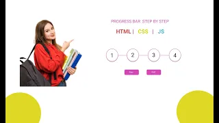 How to create step by step progress bar using HTML CSS And JS PROPROGRAMMER