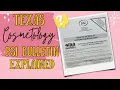 PSI Texas Cosmetology Bulletin Explained