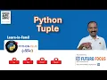 Python Tuples Explained in Tamil 2026 Immutable Indexing Methods Lesson 8 Python Plus