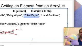 ArrayList Getters and Setters