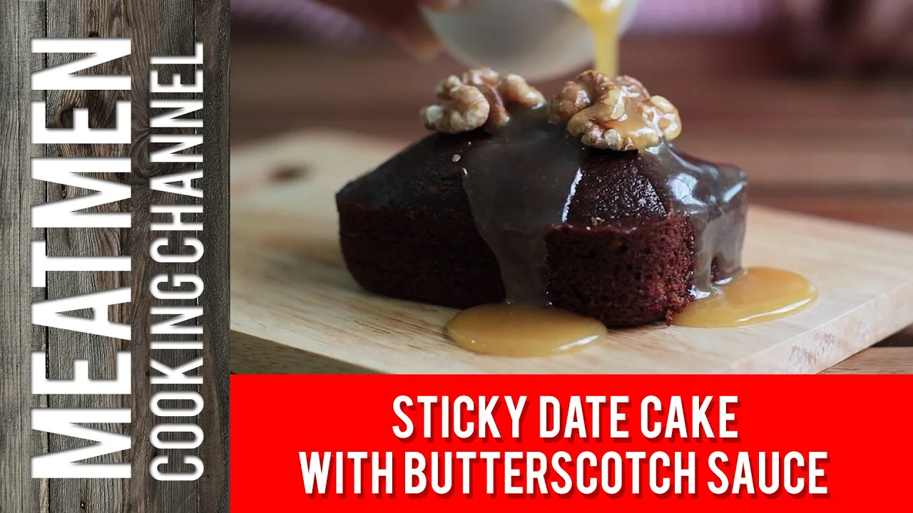 Sticky Date Chocolate Cake with Butterscotch Sauce