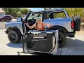 Ford Bronco Door Storage Cart from EZ4x4