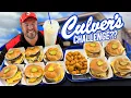 Culver s 10 Double Deluxe Butter Burger Challenge w Cheese Curds