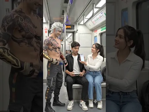 Metro Me Dhakka Diya Phir Custom Me Aukat Dikha Di! π±π₯ #shorts #freefire #trending