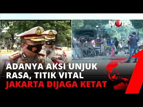 TNI-Polri Jaga Ketat Titik Vital Jakarta, Ada Demo UU Ciptaker Susulan? | tvOne