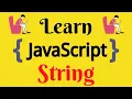 JavaScript Lecture - 50 String