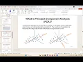 Principal Component Analysis PCA for PFAS data Introduction to Hands on Example