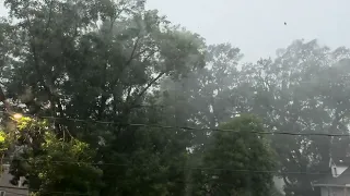 Severe Thunderstorm Hits Binghamton New York 24