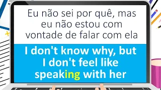 AULA DE INGLÊS PARA CONVERSAÇÃO, APRENDA INGLÊS MAIS RÁPIDO #054