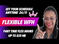 Set Your Own Schedule Part Time WFH Jobs 5 Non Phone Options
