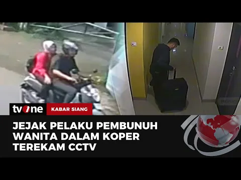 Deretan Rekaman CCTV Gerak gerik Pelaku Pembunuhan Dalam Koper di Bekasi