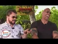 Lagu Jack Black Impersonates The Rock (Jumanji Cast Interview)