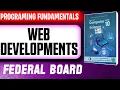 Web Development Chapter 03 Programming Fundamentals Class 10 Computer Federal Board