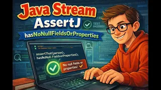 Java Stream AssertJ hasNoNullFieldsOrProperties