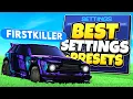 FIRSTKILLER BEST SETTINGS PRESETS of RLCS 2026
