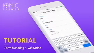 Ionic Form Handling Validation