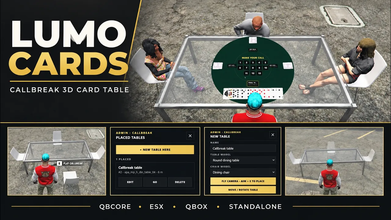 Callbreak — 3D Card Table (Escrow)