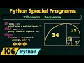 Python Special Programs - Fibonacci Sequence