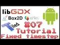 How to make your own 2D game 07 Fixed timestep Java LibGDX Box2D -light Ashley Tiled
