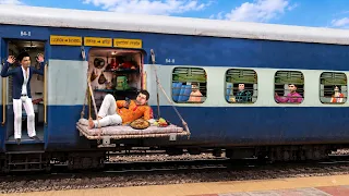 Train Toilet बना Bedroom | Window पर Hanging Foldable Bed | Comedy Hindi Kahaniya