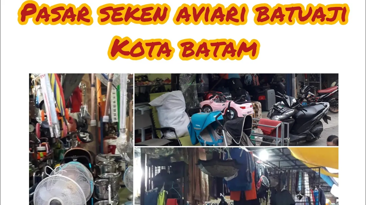 THRIFTING SEPATU TAS BAJU SECOND DI BATAM AVIARI COCOK PELUANG USAHA | PASAR SECOND TERBESAR DIBATAM