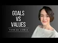 Values Versus Goals In Acceptance And Commitment Therapy
