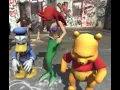 princess ariel winnie the pooh and daffy duck dancing to miley cyrus stan twitter meme