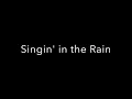 Singin' in the Rain (Singin' in the Rain) lyrics