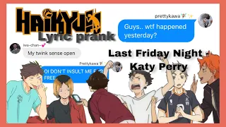 Bottoms Prank Last Friday Night - Haikyuu text
