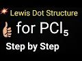 PCl5 Lewis Structure Lewis Structure of PCl5 Phosphorus Pentachloride Draw Lewis Structure PCl5