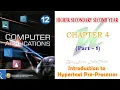 Chapter 4 Part 1 Introduction to Hypertext Pre-Processor TN Board 12th Computer Application
