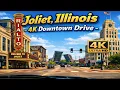 Joliet IL - 4K Downtown Drive