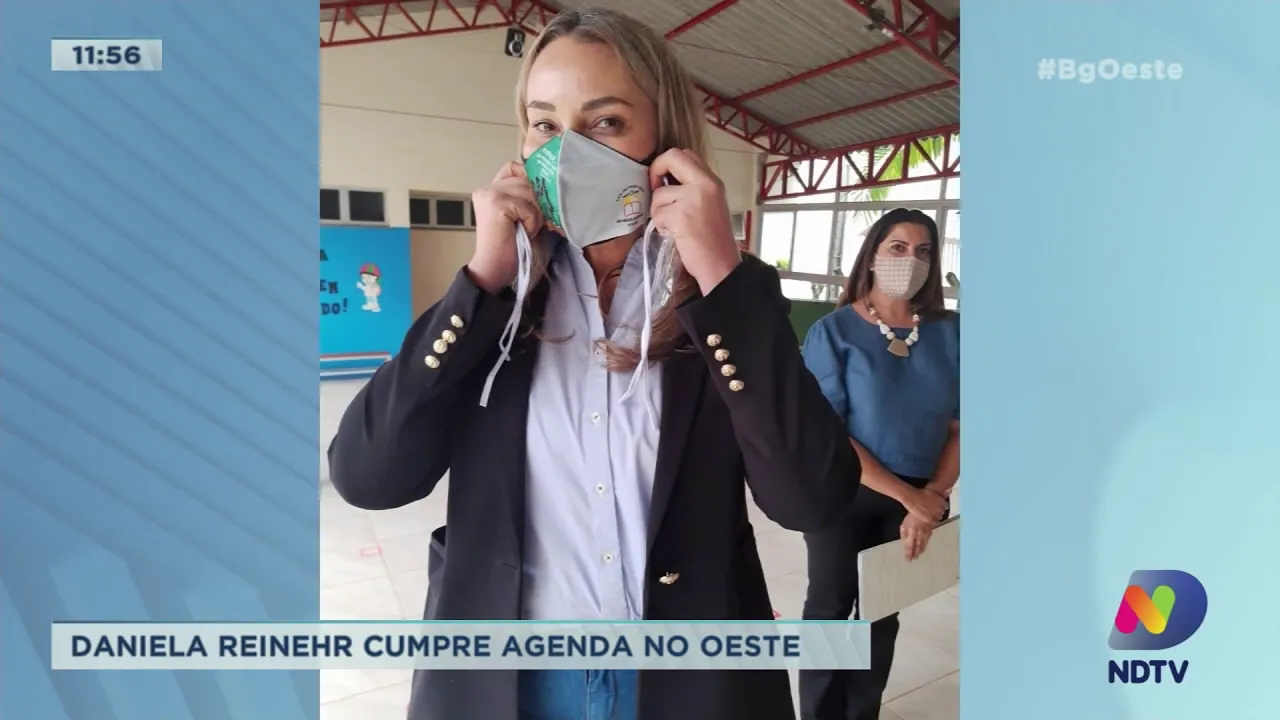 Vice-governadora de SC Daniela Reinehr cumpre agenda no Oeste