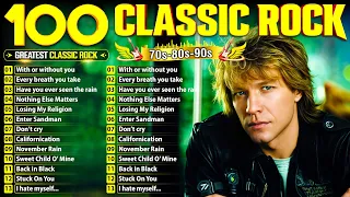 Top 100 Classic Rock Songs Of All Time Queen Guns N Roses Pink Floyd The Beatles Bon Jovi U2
