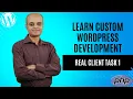 Custom WordPress Development Real Client Task 1 Editing a Twig Template