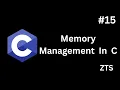 Memory Management In C C Tutorial Series In Tamil ZATN TECH SCHOOL