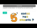 Guess A Number Game With Vanilla JavaScript