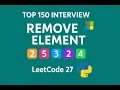 Remove Element - Leetcode 27