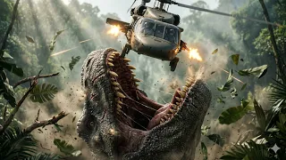A Giant Dinosaur Attacks a Helicopter… What Happens Next Is Insane | Movie Recap in English