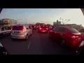 Kota Samarahan to Kuching morning traffic using motorcycle