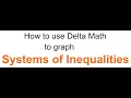 Using Delta Math to Graph Inequalities