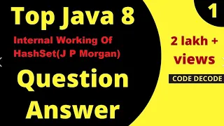 Internal working of in interview J P Morgan Interview