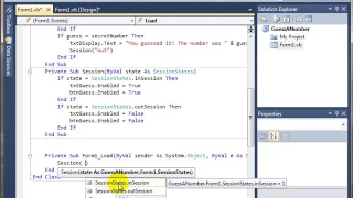 Visual Basic VB Guessing Game with Enumeration
