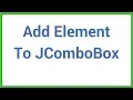 Java Tutorial - How To Add Value to a JComboBox In Java Using Netbeans