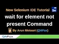 New Selenium IDE - Part 85