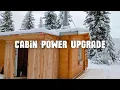 Cedar Cladding Complete + Off-Grid Cabin Power Upgrade with Bluetti 