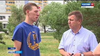 Ещё одним благоустроенным сквером в Омске стало больше