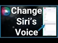 How To Change Siri s Voice
